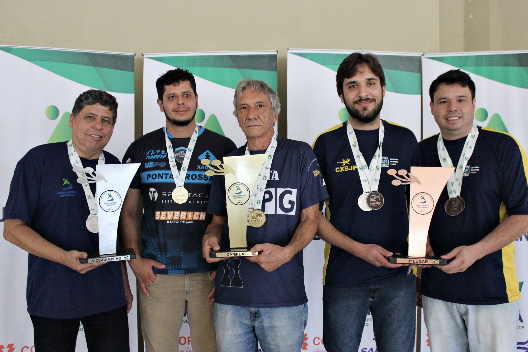 Xadrez de Mandaguari conquista o pódio no 65° Jogos Abertos do Paraná